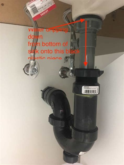 bathroom drain leaking|How to fix leak in bathroom sink at rubber gasket of。